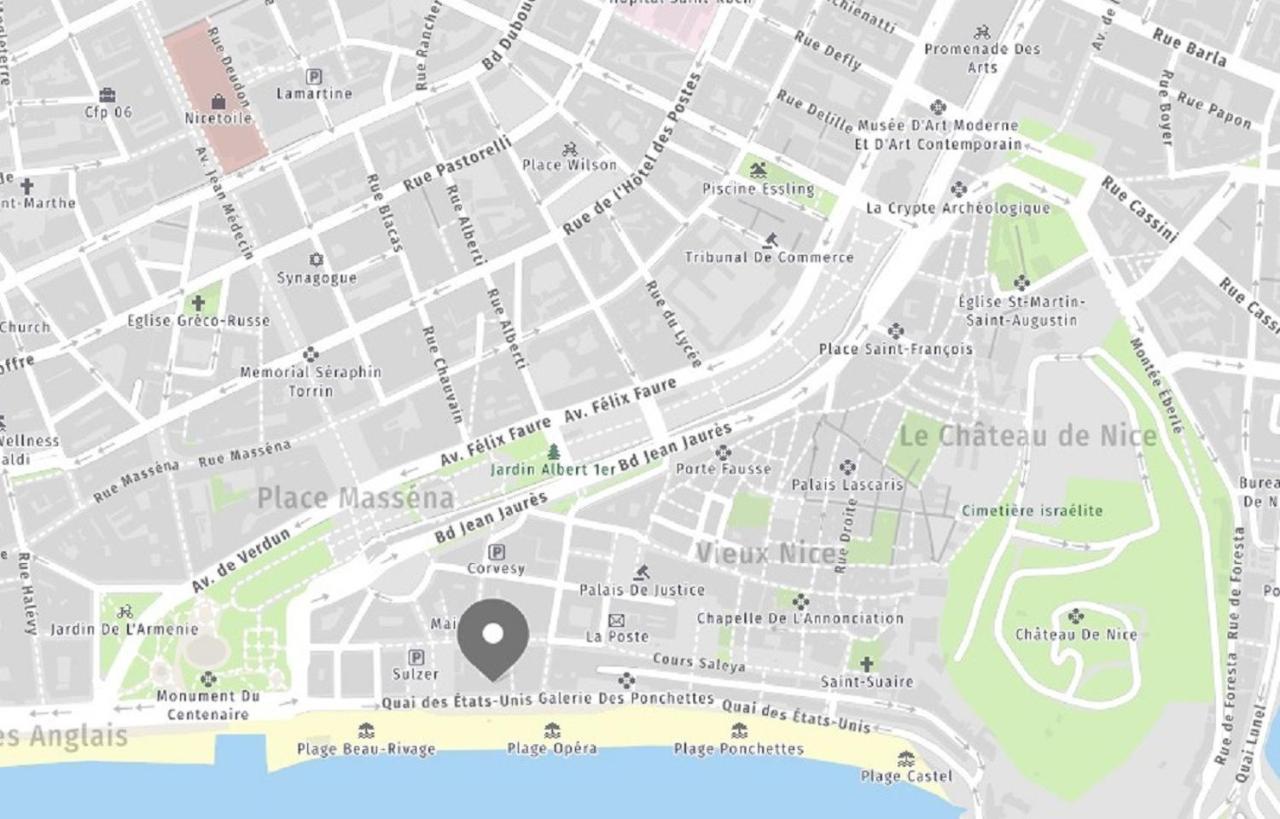 Aparthotel Riviera - Balcon Des Etats Unis - Old Town Promenade Des Anglais Nice Exterior photo